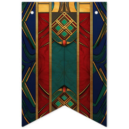 Afrikaanse traditionele patroon bunting banner