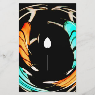 Afrikaanse traditionele patroon kunst print briefpapier