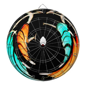 Afrikaanse traditionele patroon kunst print dartbord