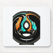 Afrikaanse traditionele patroon kunst print muismat (Voorkant)