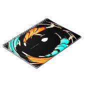 Afrikaanse traditionele patroon kunst print notitieboek (Linkerzijde)