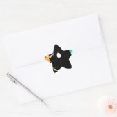 Afrikaanse traditionele patroon kunst print ster sticker (Envelop)