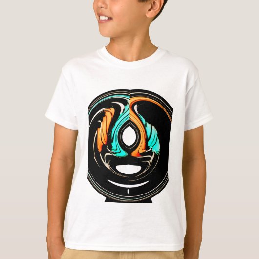 Afrikaanse traditionele patroon kunst print t-shirt (Voorkant)