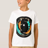 Afrikaanse traditionele patroon kunst print t-shirt (Voorkant)