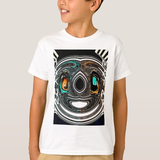 Afrikaanse traditionele patroon kunst print t-shirt (Voorkant)