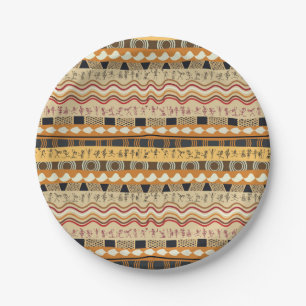 AFRIKAANSE TRIBAL ART PAPIEREN BORDJE