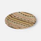 AFRIKAANSE TRIBAL ART PAPIEREN BORDJE (Gekanteld)