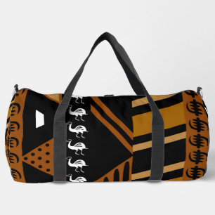 Afrikaanse Tribal modderdoek geïnspireerde duffel Plunjezak