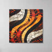 Afrikaanse Tribal Pattern Canvas Art Afdruk (Voorkant)