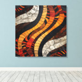 Afrikaanse Tribal Pattern Canvas Art Afdruk (Insitu (Houten vloer))