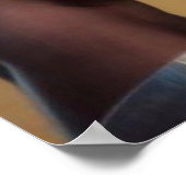 Afrikaanse Tribal Warrior Wall Art Poster (Hoek)