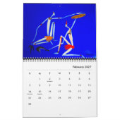 Afrikaanse tribale agenda kalender (Feb 2027)