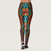 Afrikaanse tribale elegantie leggings (Achterkant)