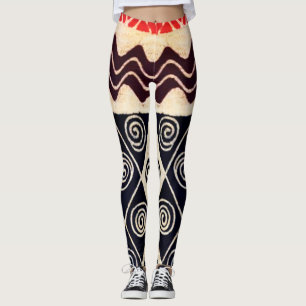 Afrikaanse Tribale Gekke Aerobic Leggings