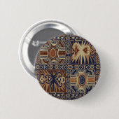 Afrikaanse Tribale Hedendaagse Collage Ronde Button 5,7 Cm (Voorkant /achterkant)