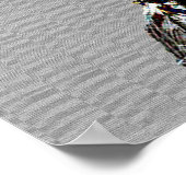 Afrikaanse tribale koningin portret poster (Hoek)