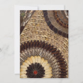 Afrikaanse tribale kont Dance Butterfly Wings Kaart (Achterkant)