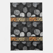 Afrikaanse tribale modderlakenpatroon theedoek (Verticaal)