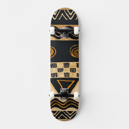 Afrikaanse tribale volkskunst Skateboard (Voorkant)