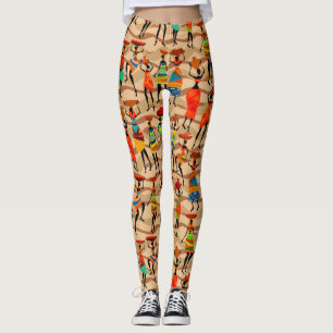 Afrikaanse tribale vrouwen leggings