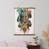 Afrikaanse tribale vrouwen schilderen, hedendaagse hangend wandkleed (Slaapkamer)