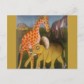 Afrikaanse Trio Art Print Briefkaart (Voorkant)