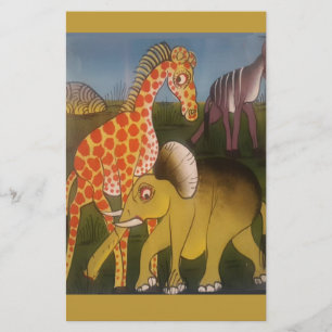 Afrikaanse Trio Art Print Briefpapier