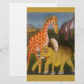 Afrikaanse Trio Art Print Briefpapier (Voorkant / Achterkant)