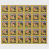 Afrikaanse Trio Art Print Cadeaupapier (Vlak)