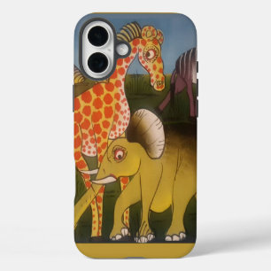 Afrikaanse Trio Art Print iPhone 16 Plus Hoesje