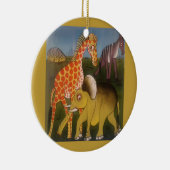 Afrikaanse Trio Art Print Keramisch Ornament (Rechts)