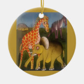 Afrikaanse Trio Art Print Keramisch Ornament (Voorkant)