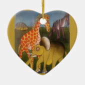 Afrikaanse Trio Art Print Keramisch Ornament (Voorkant)