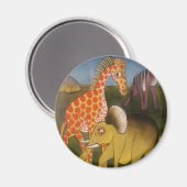 Afrikaanse Trio Art Print Magneet (Voorkant / Achterkant)