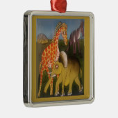 Afrikaanse Trio Art Print Metalen Ornament (Rechts)