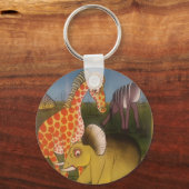 Afrikaanse Trio Art Print Sleutelhanger (Voorkant)