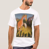 Afrikaanse Trio Art Print T-shirt (Voorkant)