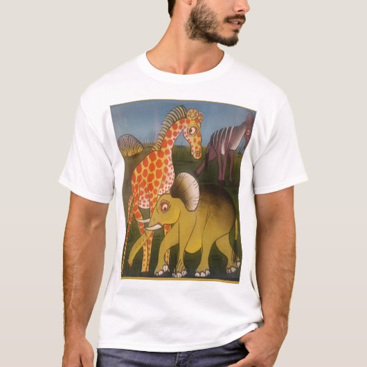 Afrikaanse Trio Art Print T-shirt (Voorkant)
