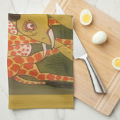 Afrikaanse Trio Art Print Theedoek (Quarter Fold)