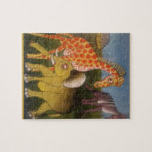 Afrikaanse Trio Kunstprint Legpuzzel (Horizontaal)