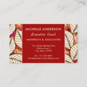 Afrikaanse tropische textielvezel visitekaartje (Voorkant)