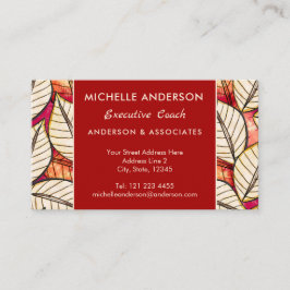 Afrikaanse tropische textielvezel  visitekaartje