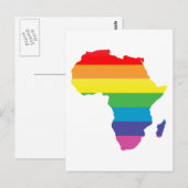 afrikaanse trots . briefkaart (Voorkant / Achterkant)