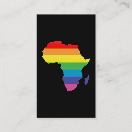 afrikaanse trots . visitekaartje (Voorkant)