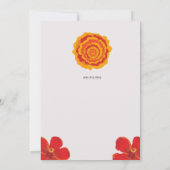 Afrikaanse Trouwdag Bewaar de Datum Kaart (Achterkant)