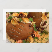 Afrikaanse trouwkaart kaart (Voorkant / Achterkant)