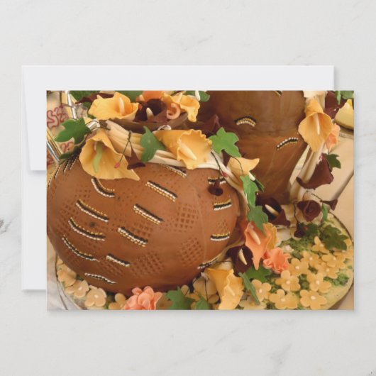 Afrikaanse trouwuitnodiging kaart (Voorkant)