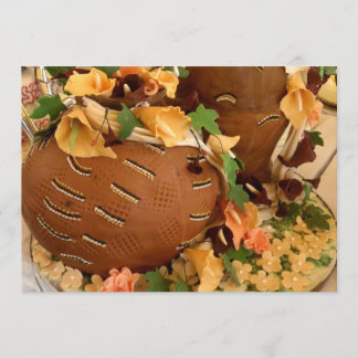 Afrikaanse trouwuitnodiging kaart