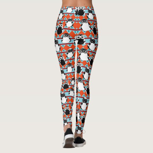 Afrikaanse uilen leggings (Achterkant)