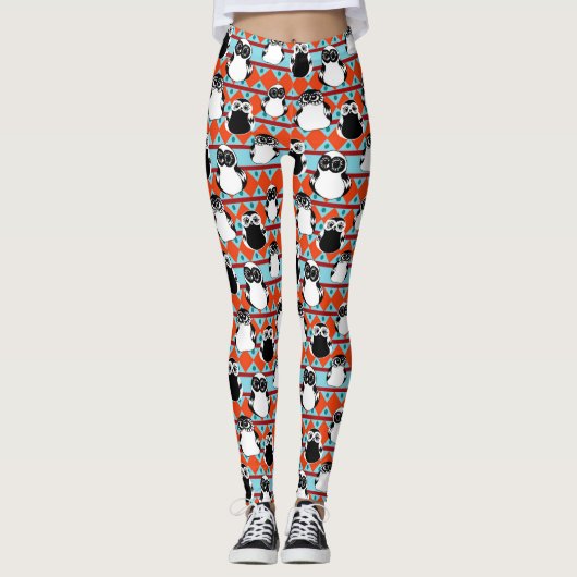 Afrikaanse uilen leggings (Voorkant)